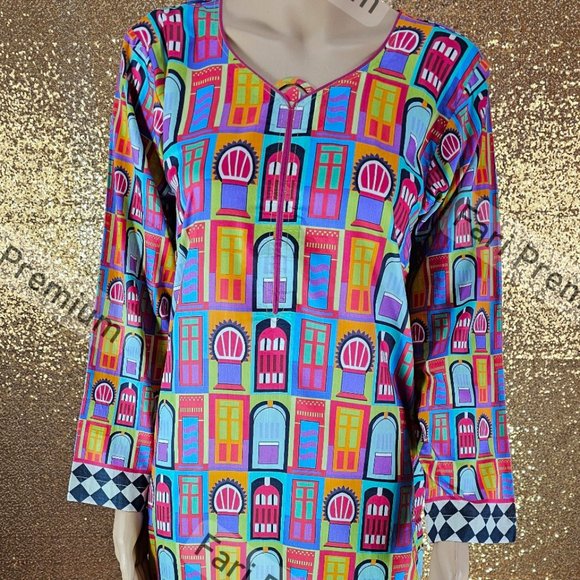 Asim Jofa 3PC Printed Lawn Cambric Cotton Shalwar Kameez Pakistani/Indian M, L - Picture 5 of 10